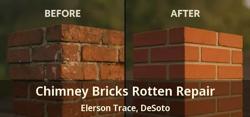 Chimney Bricks Rotten Repair Elerson Trace, DeSoto - TX