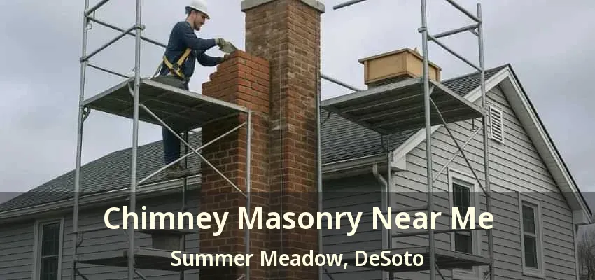 Chimney Masonry Near Me Summer Meadow, DeSoto - TX