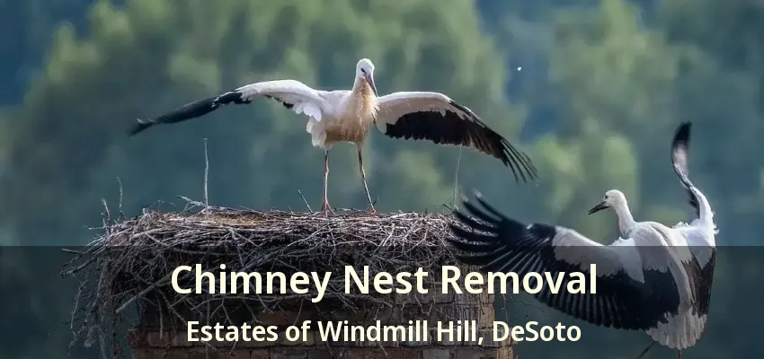 Chimney Nest Removal Estates of Windmill Hill, DeSoto - TX