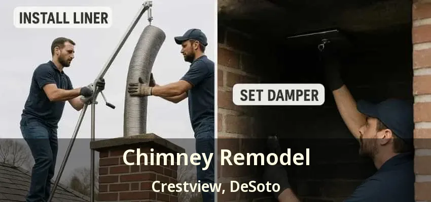Chimney Remodel Crestview, DeSoto - TX