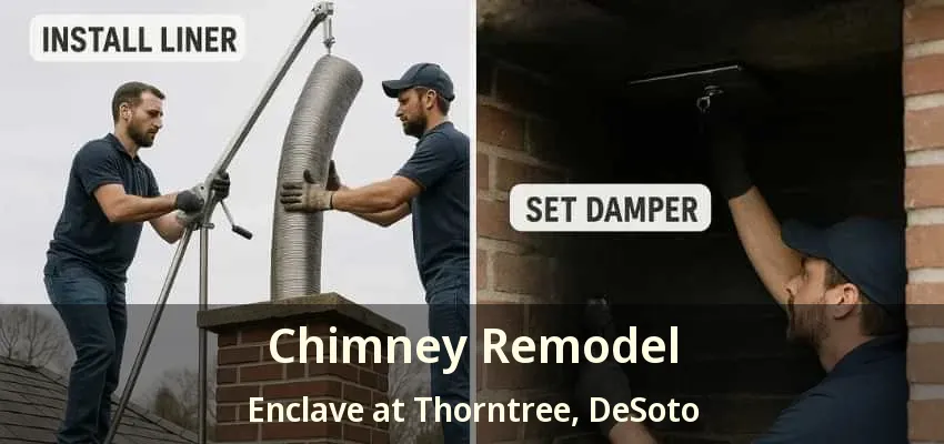 Chimney Remodel Enclave at Thorntree, DeSoto - TX