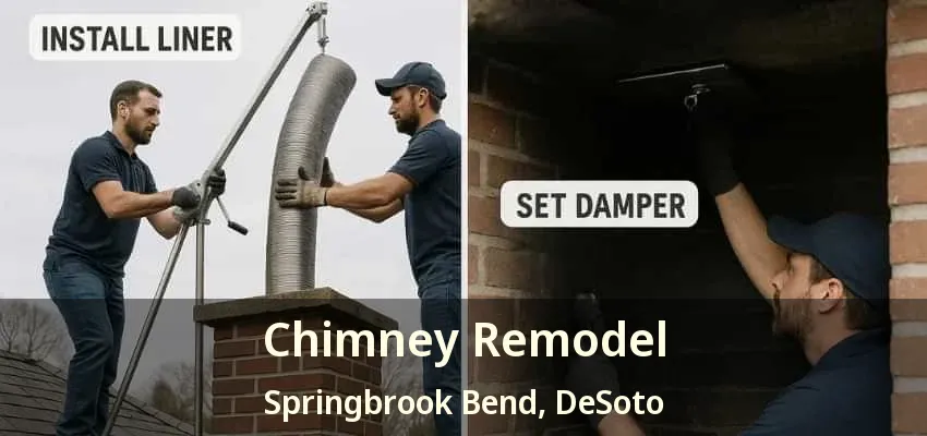 Chimney Remodel Springbrook Bend, DeSoto - TX