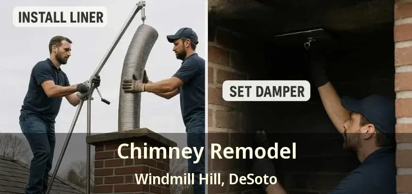 Chimney Remodel Windmill Hill, DeSoto - TX