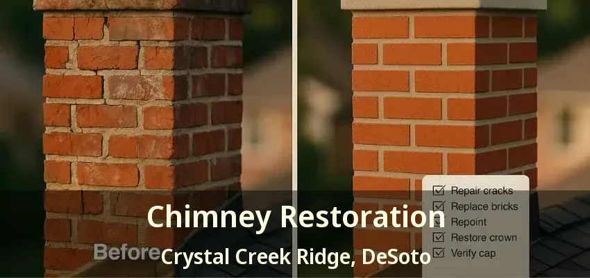 Chimney Restoration Crystal Creek Ridge, DeSoto - TX