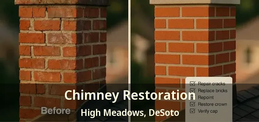 Chimney Restoration High Meadows, DeSoto - TX