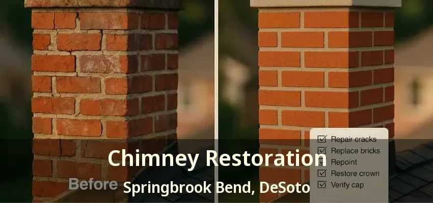 Chimney Restoration Springbrook Bend, DeSoto - TX