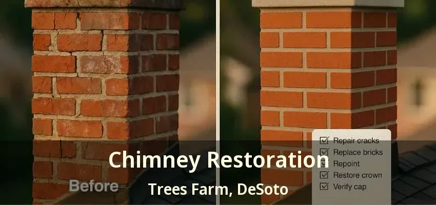 Chimney Restoration Trees Farm, DeSoto - TX