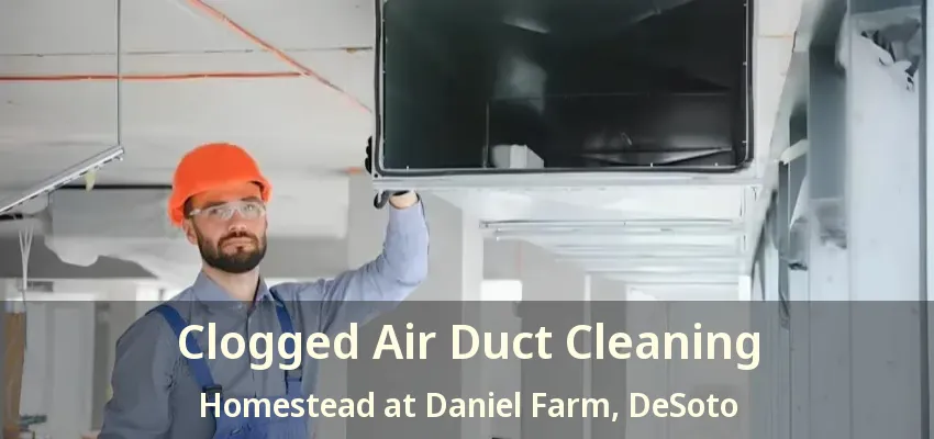Clogged Air Duct Cleaning Homestead at Daniel Farm, DeSoto - TX
