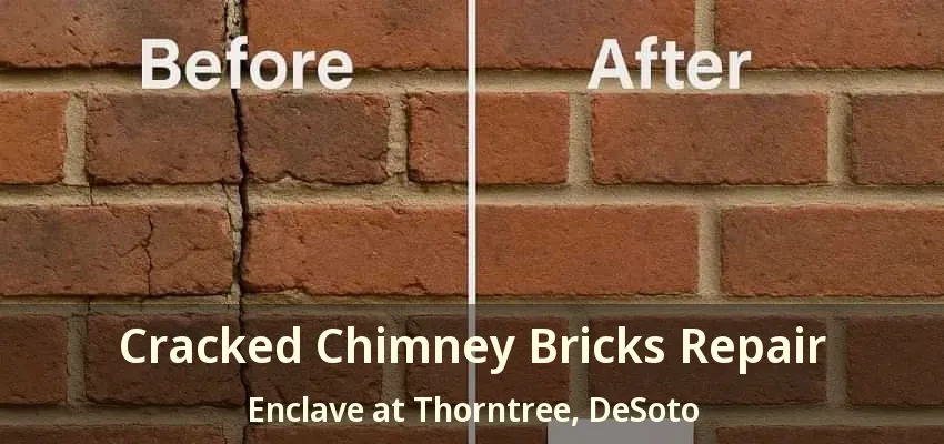 Cracked Chimney Bricks Repair Enclave at Thorntree, DeSoto - TX