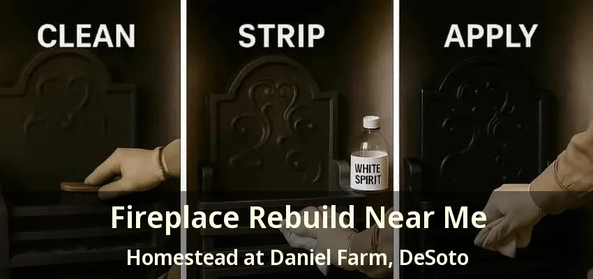 Fireplace Rebuild Near Me Homestead at Daniel Farm, DeSoto - TX