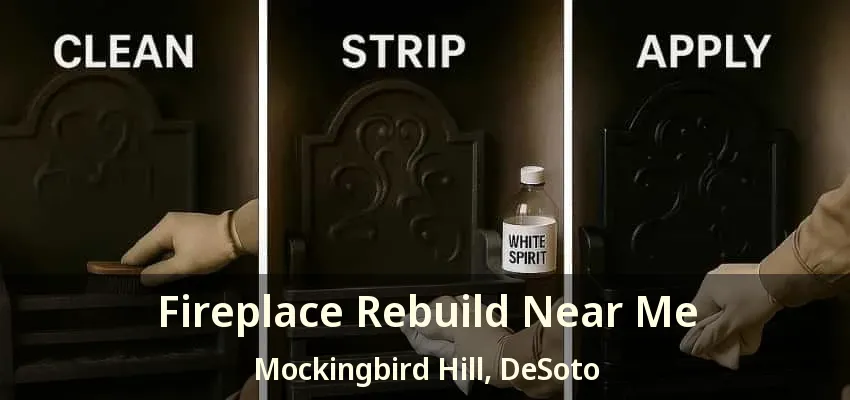 Fireplace Rebuild Near Me Mockingbird Hill, DeSoto - TX