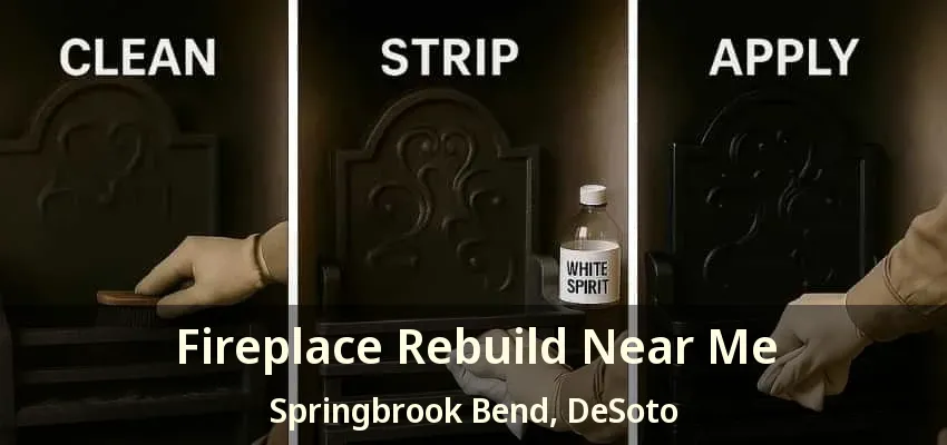 Fireplace Rebuild Near Me Springbrook Bend, DeSoto - TX