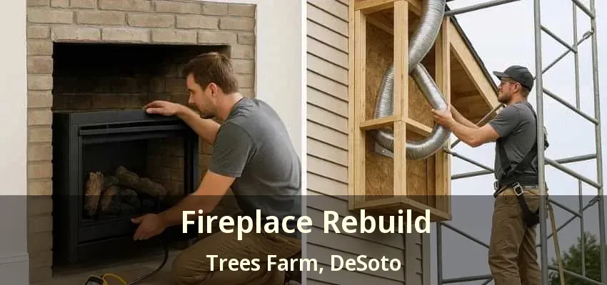 Fireplace Rebuild Trees Farm, DeSoto - TX