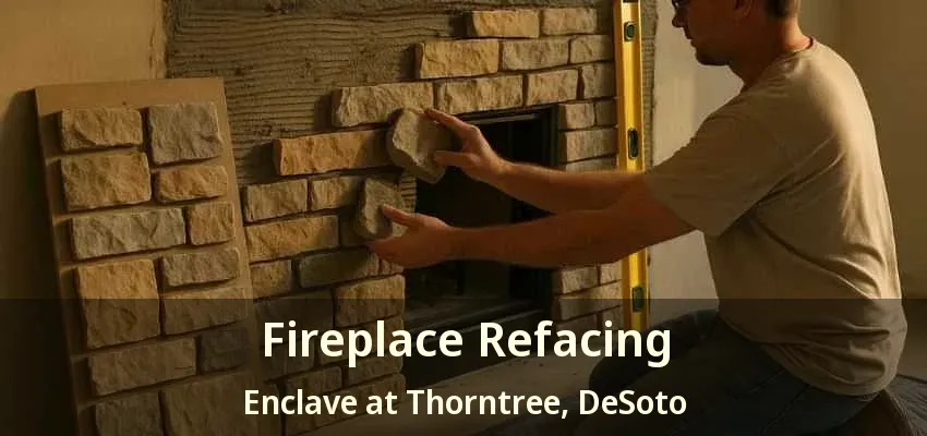 Fireplace Refacing Enclave at Thorntree, DeSoto - TX