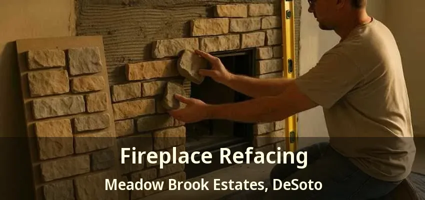 Fireplace Refacing Meadow Brook Estates, DeSoto - TX