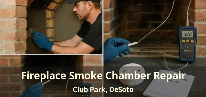 Fireplace Smoke Chamber Repair Club Park, DeSoto - TX