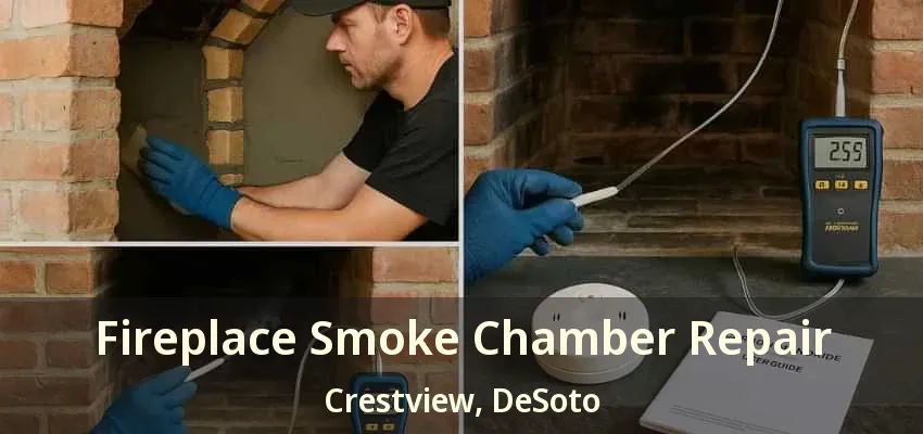 Fireplace Smoke Chamber Repair Crestview, DeSoto - TX