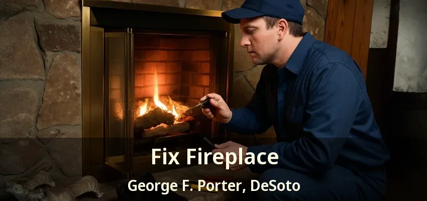 Fix Fireplace George F. Porter, DeSoto - TX