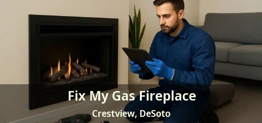 Fix My Gas Fireplace Crestview, DeSoto - TX