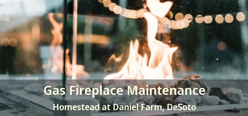 Gas Fireplace Maintenance Homestead at Daniel Farm, DeSoto - TX