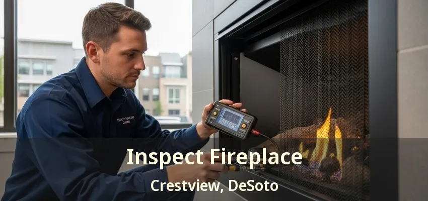 Inspect Fireplace Crestview, DeSoto - TX