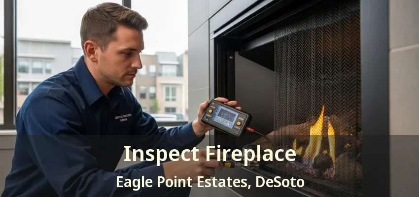 Inspect Fireplace Eagle Point Estates, DeSoto - TX