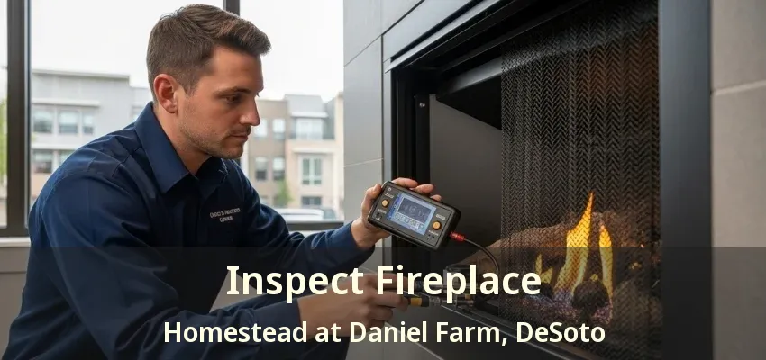 Inspect Fireplace Homestead at Daniel Farm, DeSoto - TX