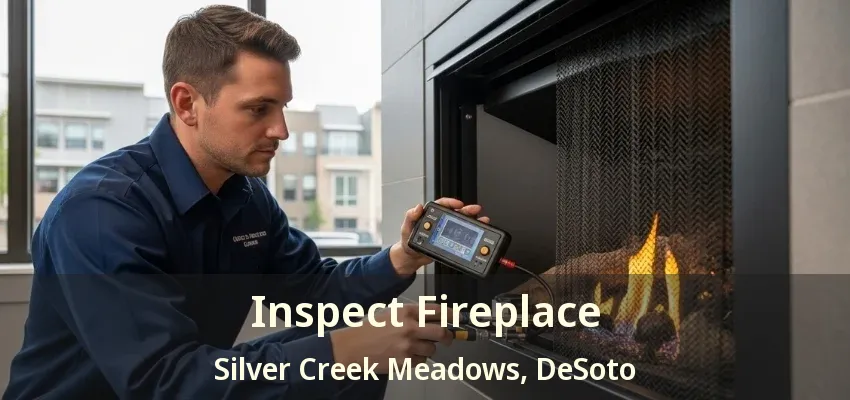Inspect Fireplace Silver Creek Meadows, DeSoto - TX