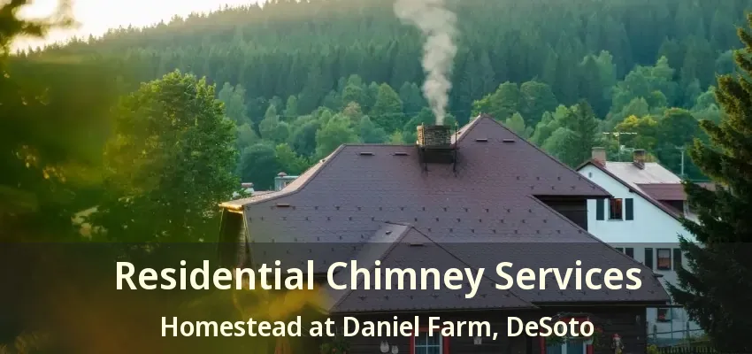 Residential Chimney Services Homestead at Daniel Farm, DeSoto - TX