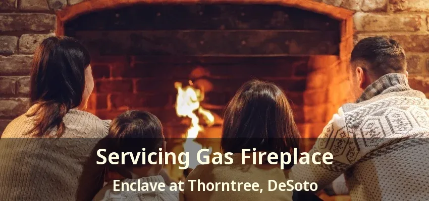 Servicing Gas Fireplace Enclave at Thorntree, DeSoto - TX