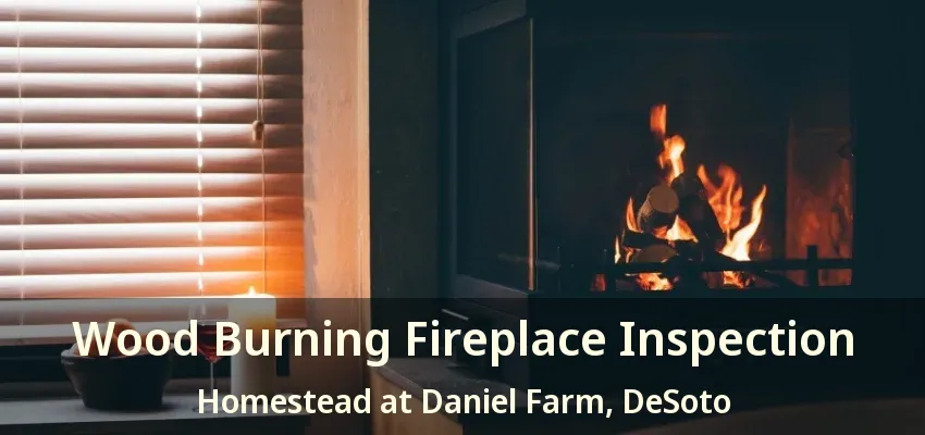 Wood Burning Fireplace Inspection Homestead at Daniel Farm, DeSoto - TX