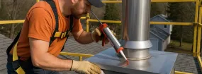 Prefab Chimney Installation Springbrook Bend, DeSoto